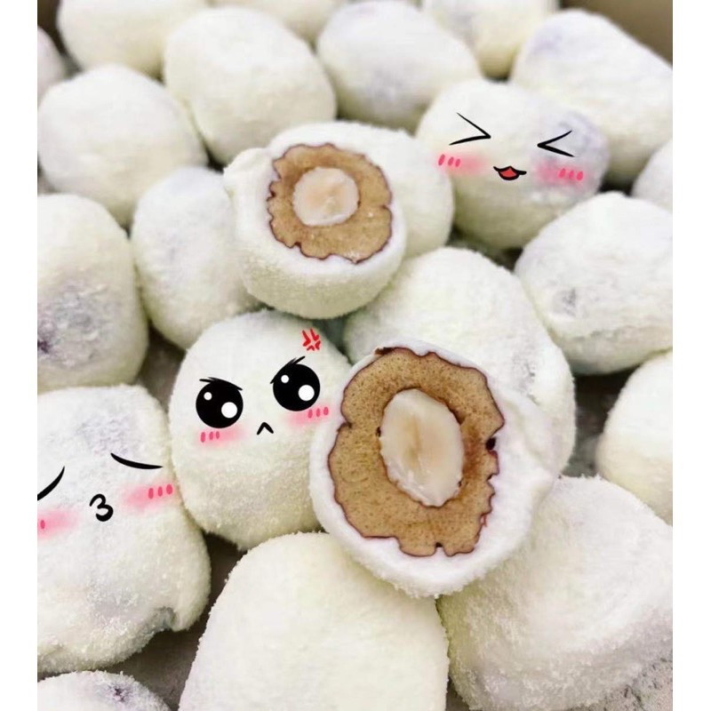 [SIÊU NGON] Kẹo Marshmallow Táo đỏ hạnh nhân - Túi 200gram (~19 viên)