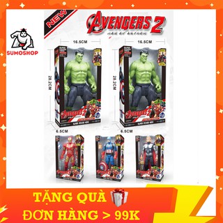 Đồ Chơi Mô Hình Siêu Anh Hùng Có 4 Nhân Vật Lựa Chọn, Cao 27cm, Có Đèn Sáng Cao Cấp, Cử Động Khớp - SUMOSHOP68