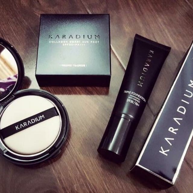 Combo 1 phấn nền + 1 phấn phủ karadium