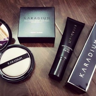 Combo 1 phấn nền + 1 phấn phủ karadium