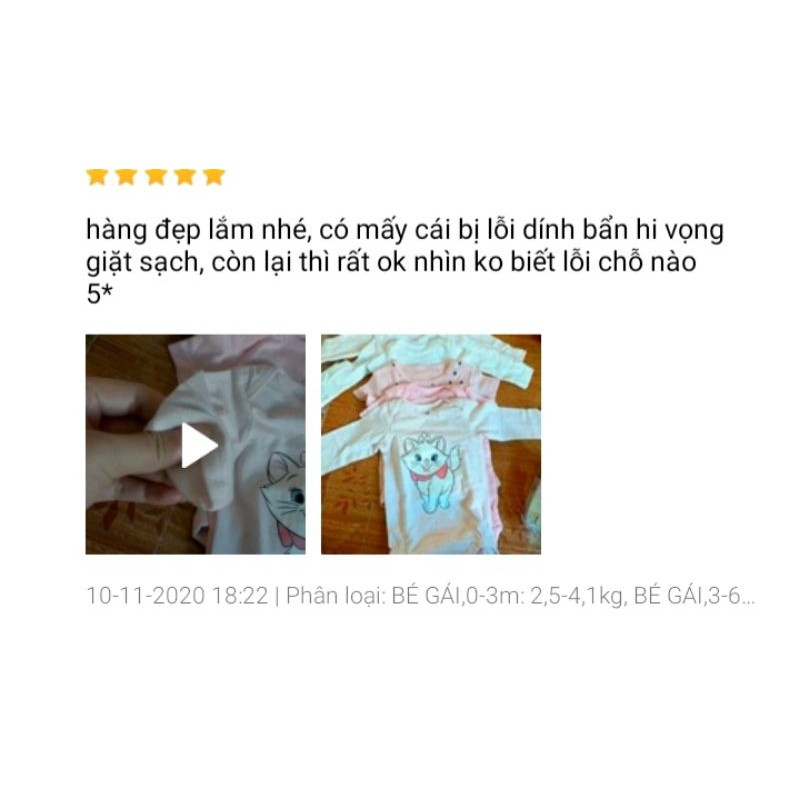 [SALE SỐC] [LOẠI 2] Bodysuit bộ bodychip ngẫu nhiên MẪU DÀI TAY/CỘC TAY xuất dư LỖI NHẸ cho bé từ 0 đến 14kg