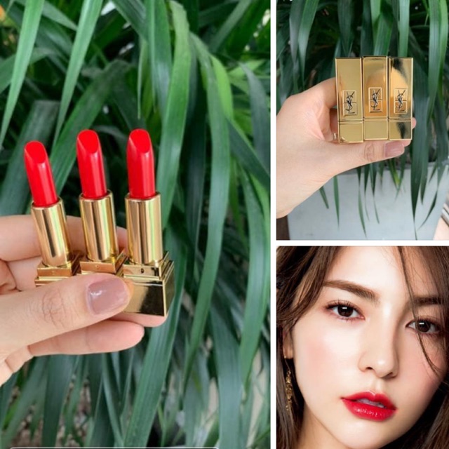 Son YSL 01 Le Rouge đỏ thuần quyền lực của phái đẹp