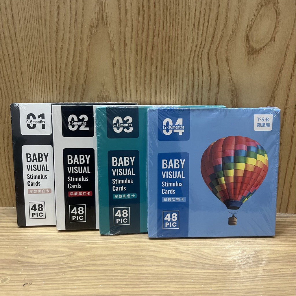 Thẻ kích thích thị giác Montessori cho trẻ từ 0-36 tháng phát triển toàn diện dạng FLASHCARDS