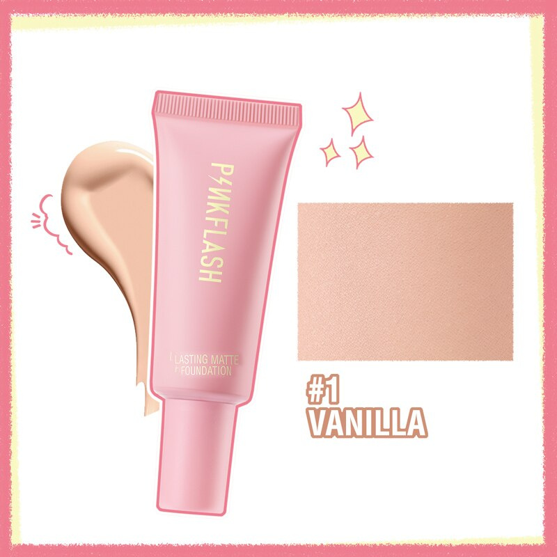 [Hàng mới về] Kem nền PINKFLASH che khuyết điểm hỗ trợ dưỡng ẩm kiềm dầu lâu trôi hiệu quả | BigBuy360 - bigbuy360.vn