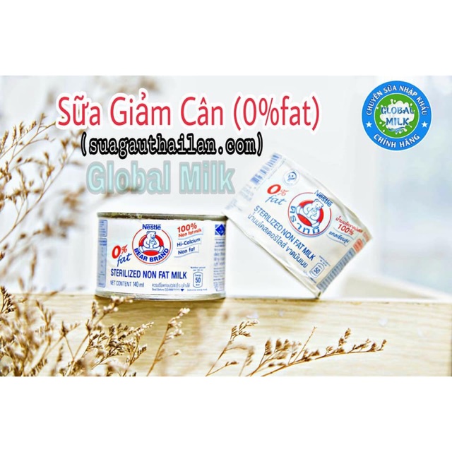 Sữa giảm cân gấu Nestle (1 lốc 6 hộp)
