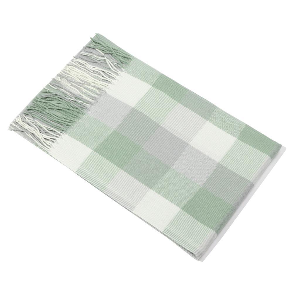 Khăn Choàng Cổ Họa Tiết Kẻ Sọc Thời Trang Thu Đông Ấm Áp