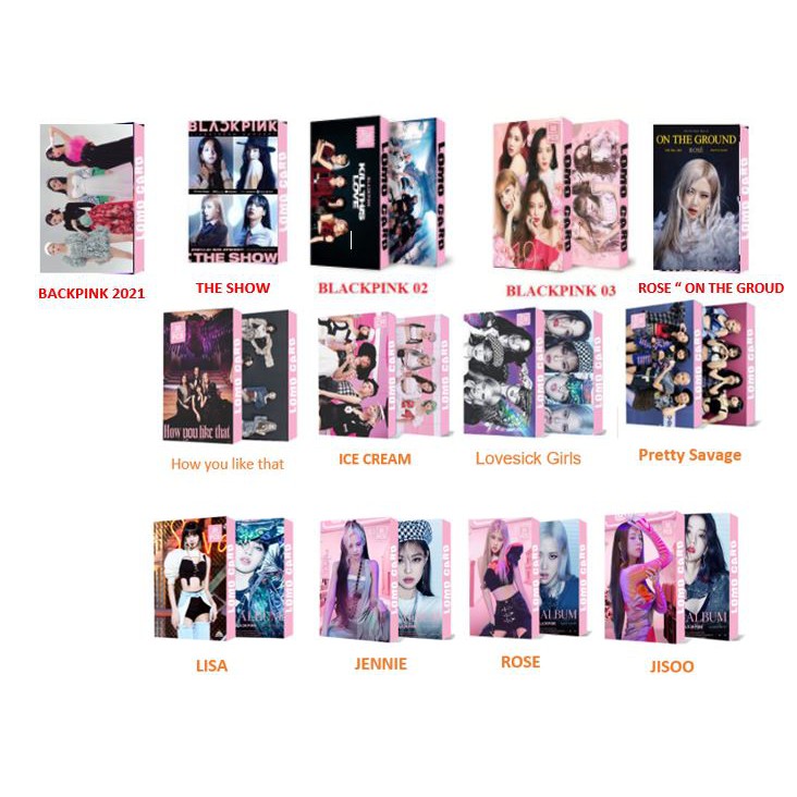 lomo BACKPINK "The album 2020" mới nhất | BigBuy360 - bigbuy360.vn