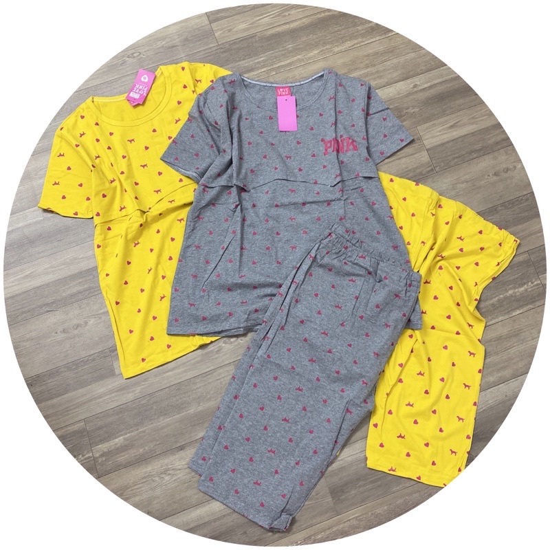 Bộ cotton bầu - bộ bầu & sau sinh chất thun co giãn cho bé ti