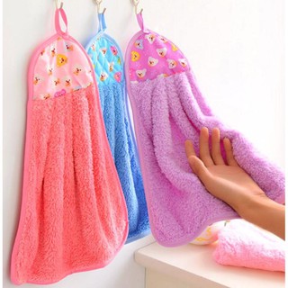 Khăn lau tay treo tường nhà bếp hình chiếc váy màu sắc xinh xắn dễ thương hai mặt loại lớn 26x42cm