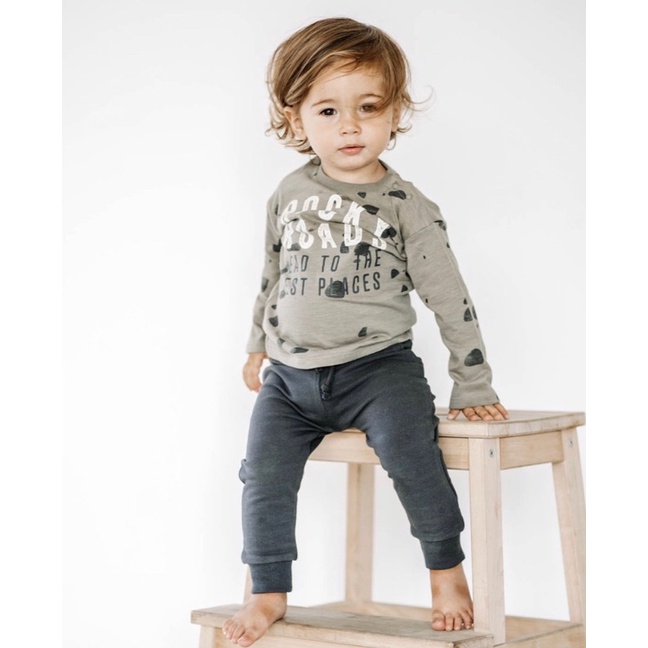 Bộ Thu Bé Trai Cotton Minene(quần giao mẫu ngẫu nhiên)