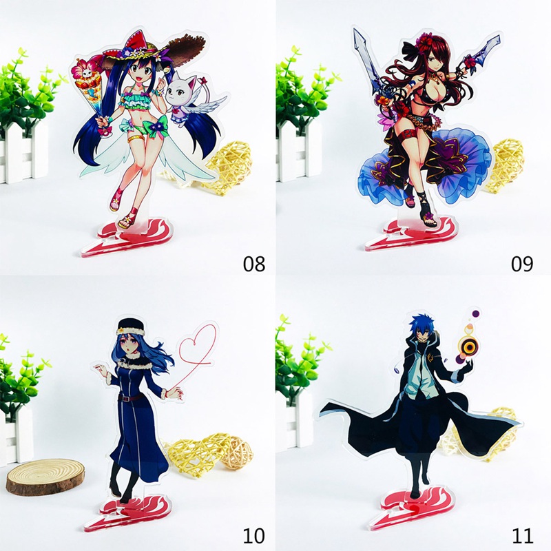 Mô hình nhân vật hoạt hình Fairy Tail bằng acrylic dùng cho trang trí độc đáo chất lượng cao