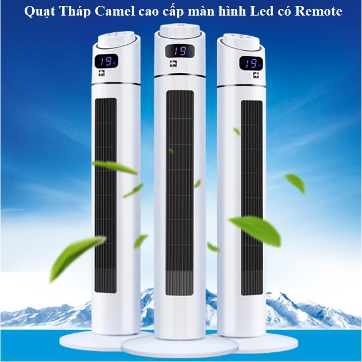 [Euro Quality] Quạt tháp Camel cao cấp 1,1m có remote | Euro Quality