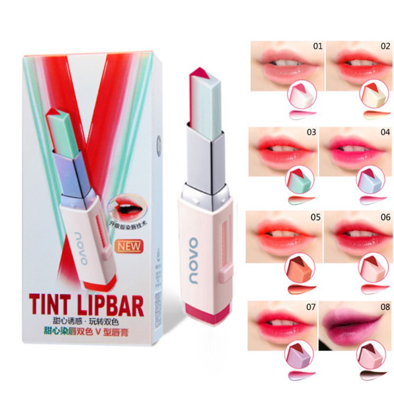 Son thỏi thiết kế 2 màu dưỡng ẩm kháng nước lâu trôi | BigBuy360 - bigbuy360.vn