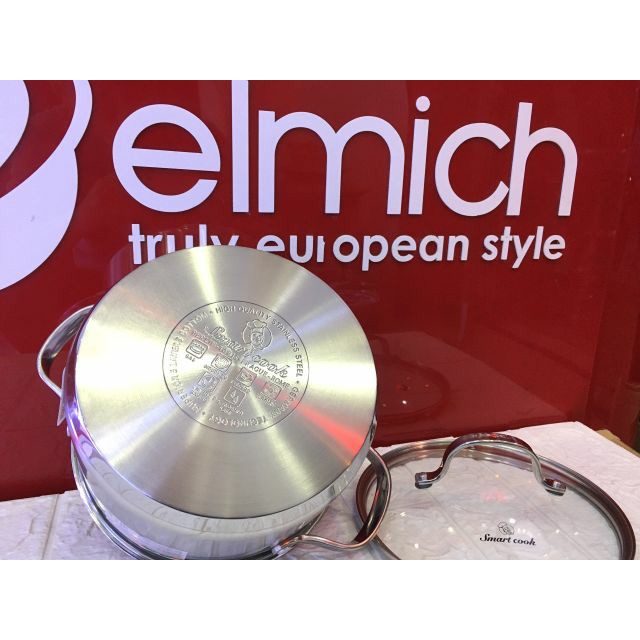 BỘ NỒI ELMICH SMARTCOOK INOX 3330  CỠ 18CM, 20CM, 24CM