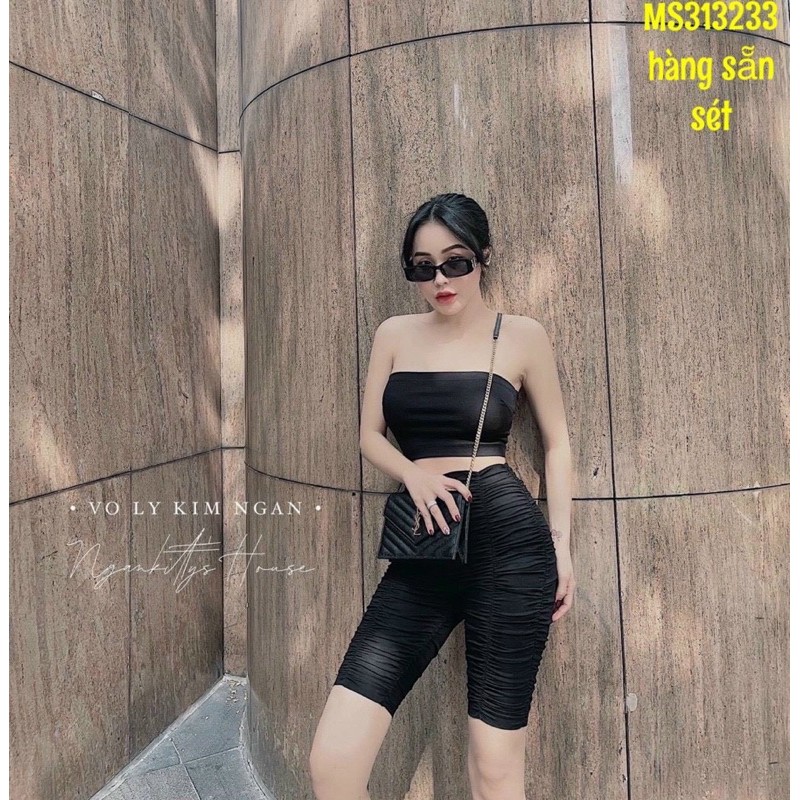 [ Mã FAMAYWA2 giảm 10K đơn 50K] SÉT ÁO KÈM QUẦN NHÚNG NGỐ THUN MÀU SẮC | BigBuy360 - bigbuy360.vn