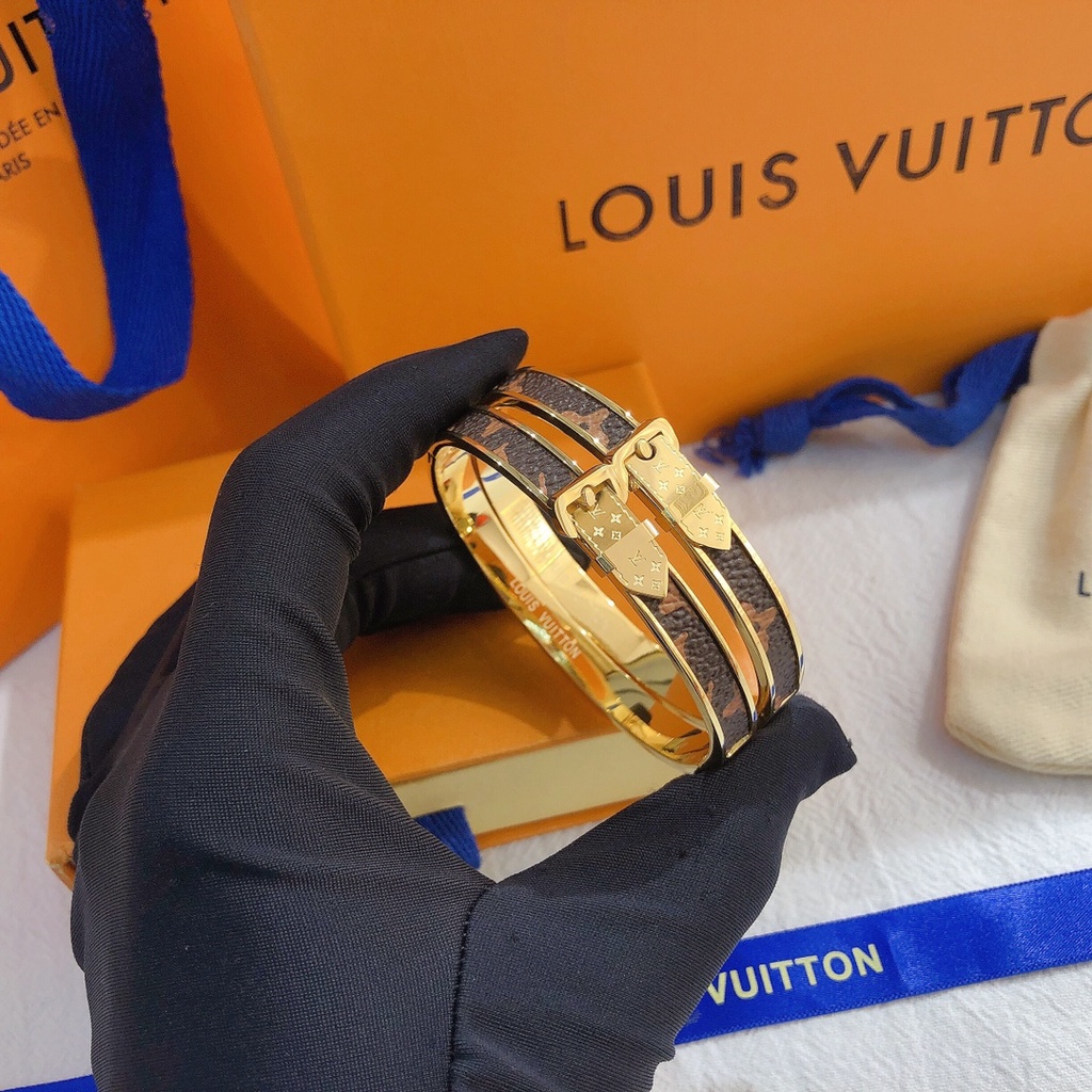 LOUIS VUITTON Vòng Tay LV Cao Cấp Thời Trang Cho Cặp Đôi
