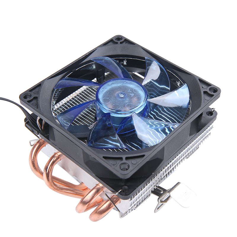 4 Heatpipes CPU Cooler 3Pin PWM LED 90mm Cooling Fan Radiator Heatsink Intel LGA 1150/1151/1155/1156 for AMD Blu Ray