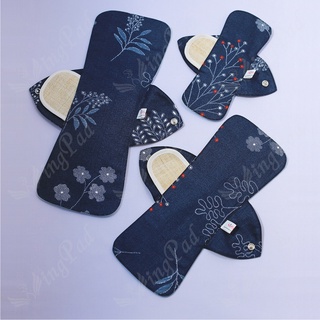 Size (25/ 29/ 35cm) LÕI RỜI nền XANH Băng vệ sinh vải WingPad