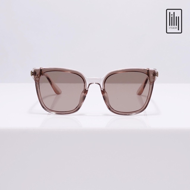 Kính nâu trà xuyên đêm chân vàng 55