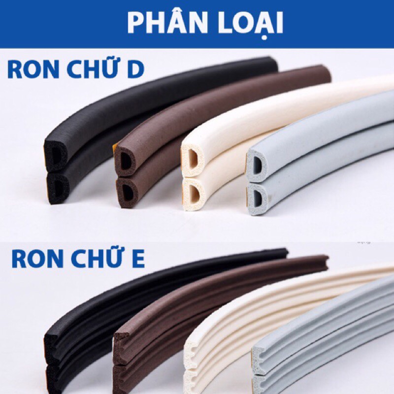 [⚡️FLASH SALE⚡️] Ron D gioang cao su chống ồn, dán khung cửa nhôm gỗ các loại