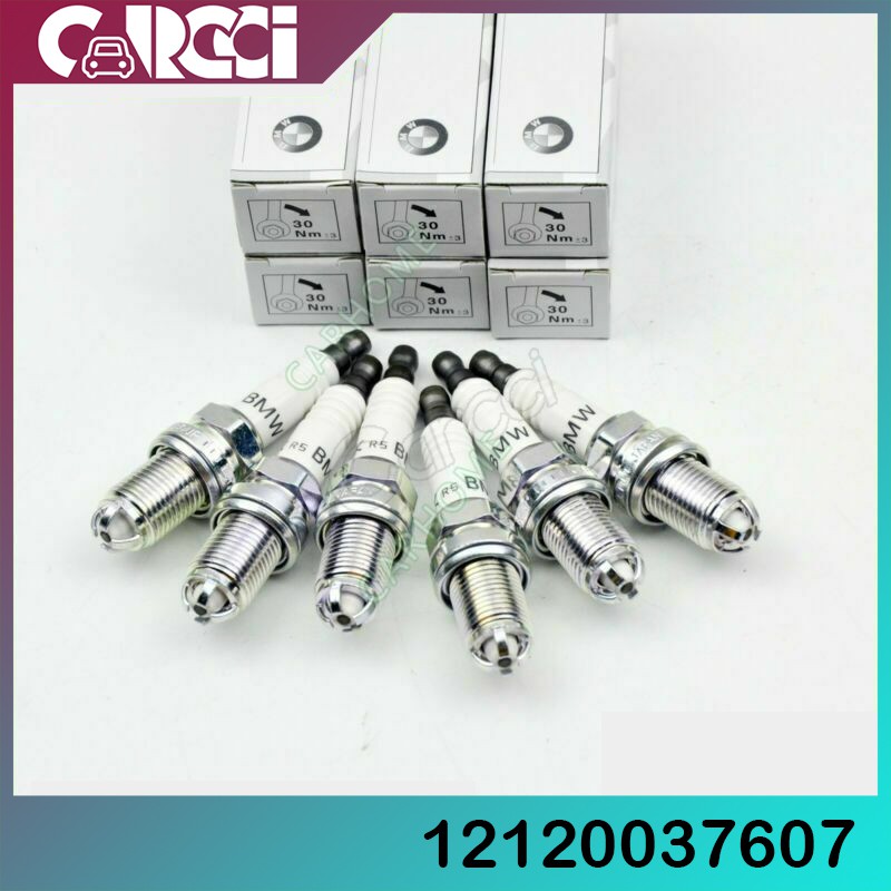 Set 6 Bugi Bạch Kim 12120037607 Bkr6Equp Cho Audi A6 A8 Bmw 325i 330i 760li 760i