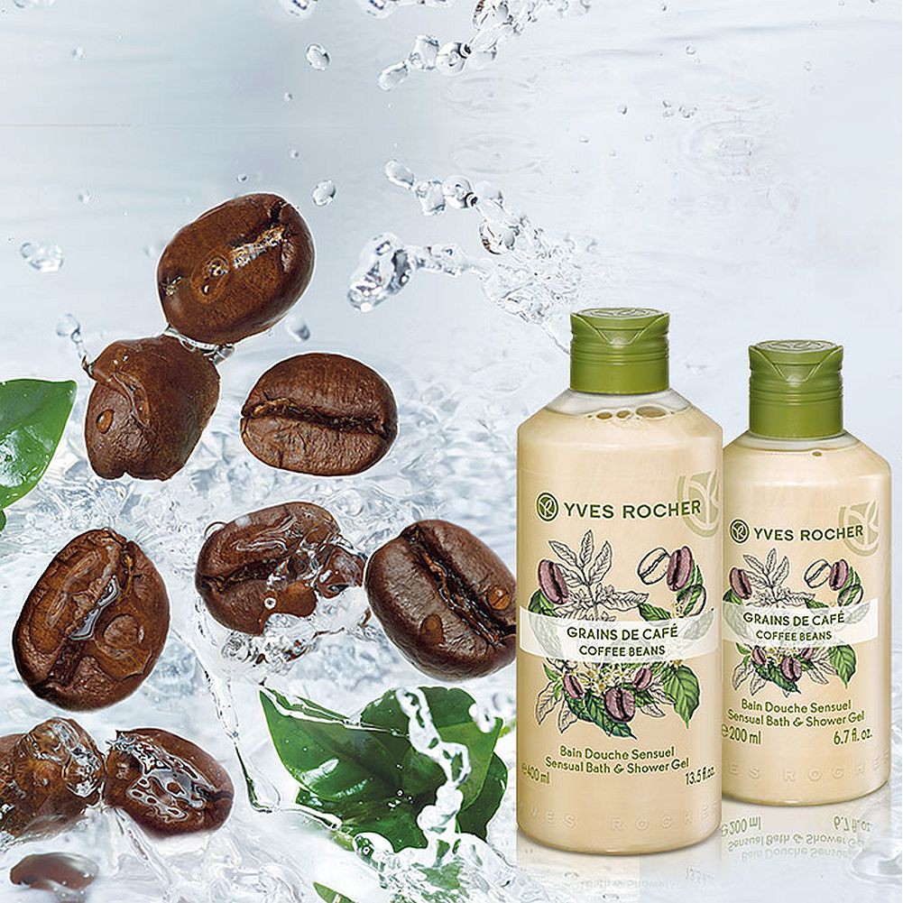 [CHÍNH HÃNG] Sữa Tắm Yves Rocher Grains De Cafe Bath &amp; Shower Gel 400ml