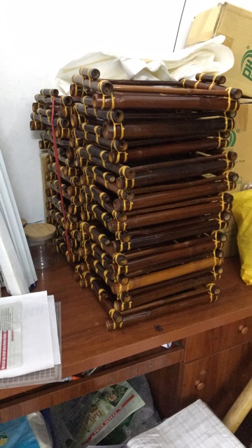 Khay trà tre kt toàn khay 30x21, lòng khay 21x18