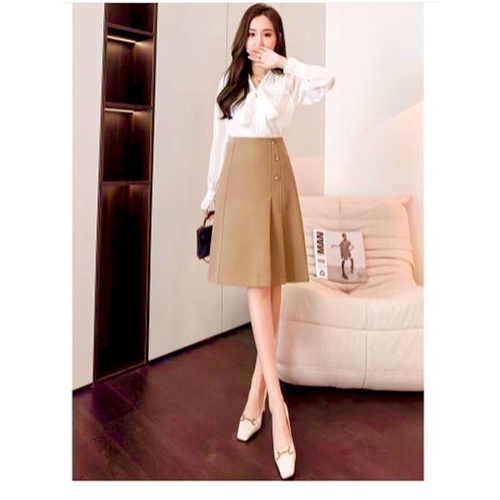 Chân Váy Nữ ❣️𝑭𝒓𝒆𝒆𝒔𝒉𝒊𝒑❣️Chân váy chữ a xếp ly