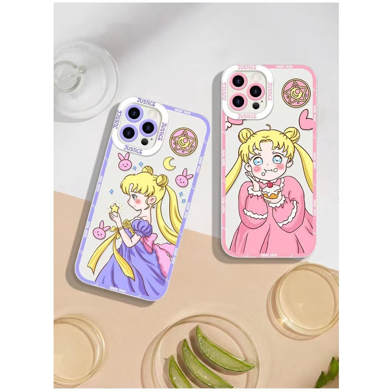 Sailor Moon Ốp Điện Thoại Trong Suốt In Hình Thủy Thủ Mặt Trăng Cho Iphone 6 / 6plus / 6splus / 7 / 7plus / 8 / 8plus / x / xs / xr / se / 11 / 12 / 13 / 14 / pro / max