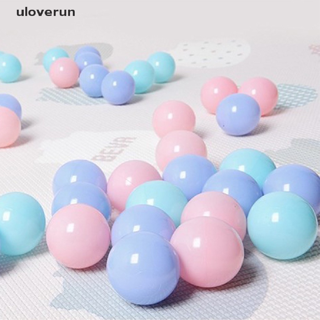 Set 100 / 200 Quả Bóng Nhựa Mềm Nhiều Màu Sắc Đồ Chơi Cho Bé