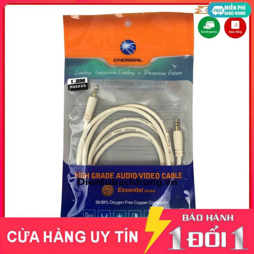 Dây Loa 1 Ra 1 Dài 1.8M Trắng hàng sịn dùng bền