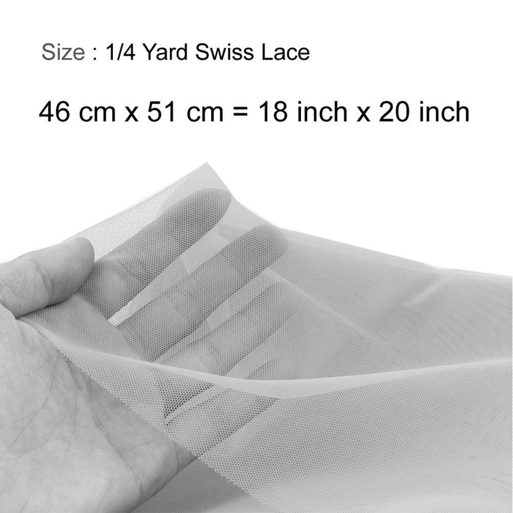TWINKLE Phụ Kiện Tóc Giả 1 / 4 Yard Phối Ren Phía Trước