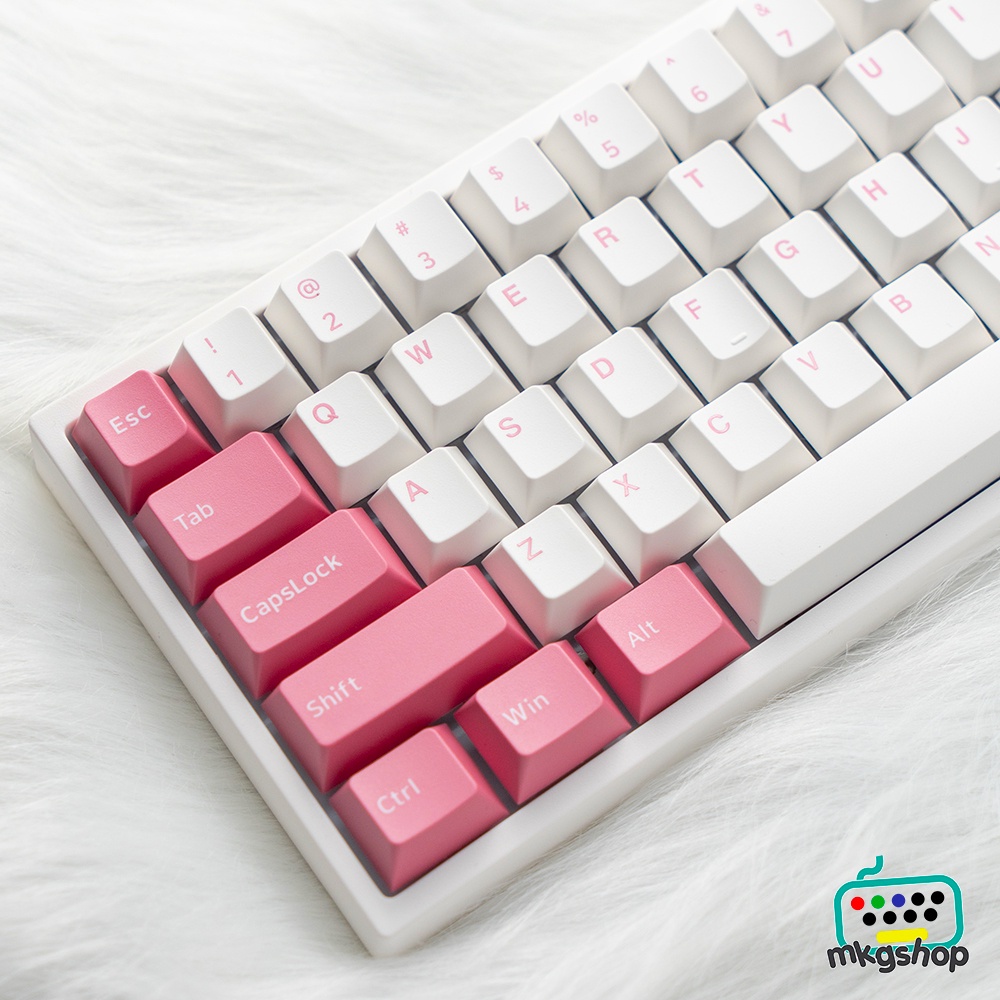 Keycap Valentine nhựa PBT in doubleshot cực nét, cherry profile 156 nút