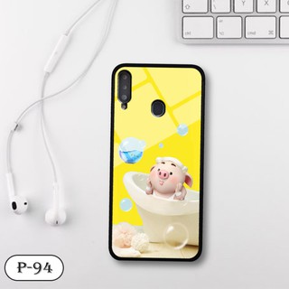 Ốp lưng kính 3D Samsung A20s- hình cute