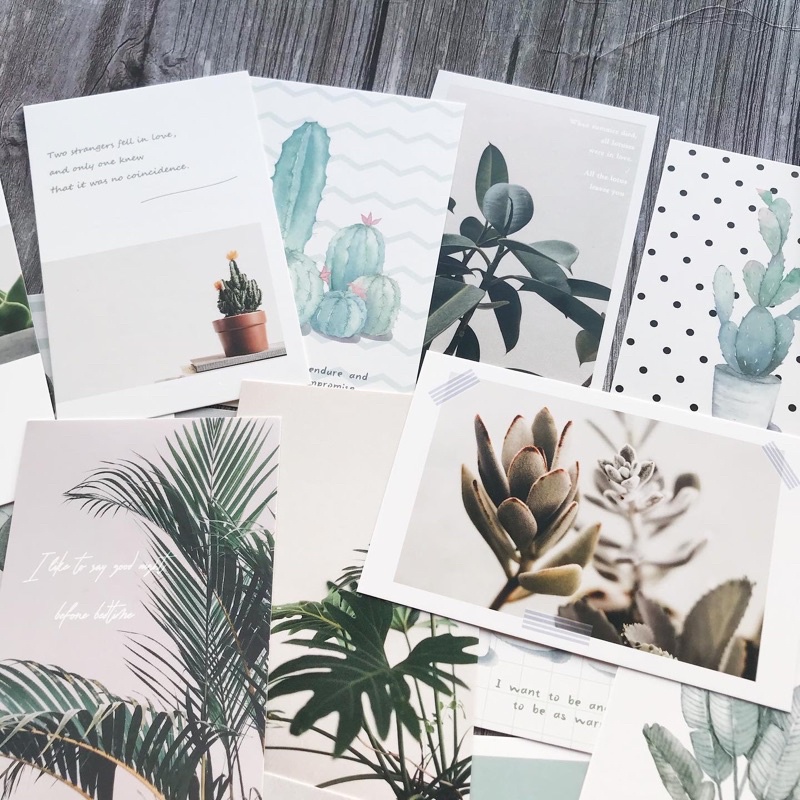 [Mã LIFEB04ALL giảm 10% tối đa 15K đơn 0Đ] 30 tấm Postcard Tổng hợp nhiều mẫu bưu thiếp phong cảnh vintage PC001