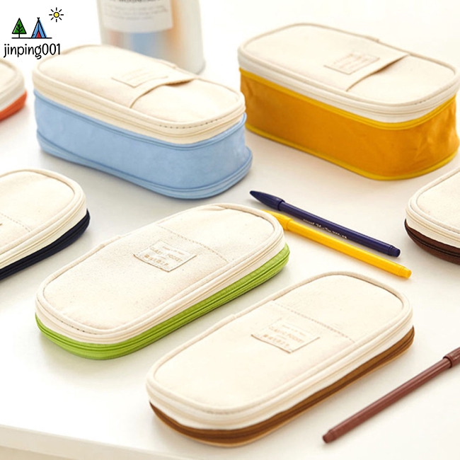 Túi đựng bút dung tích lớn có khóa kéo cho học sinh | BigBuy360 - bigbuy360.vn