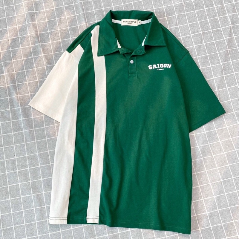 Áo PoLo CLASSIC Oversize Vải Tici Da Cá Form Rộng Unisex - Yowol SG
