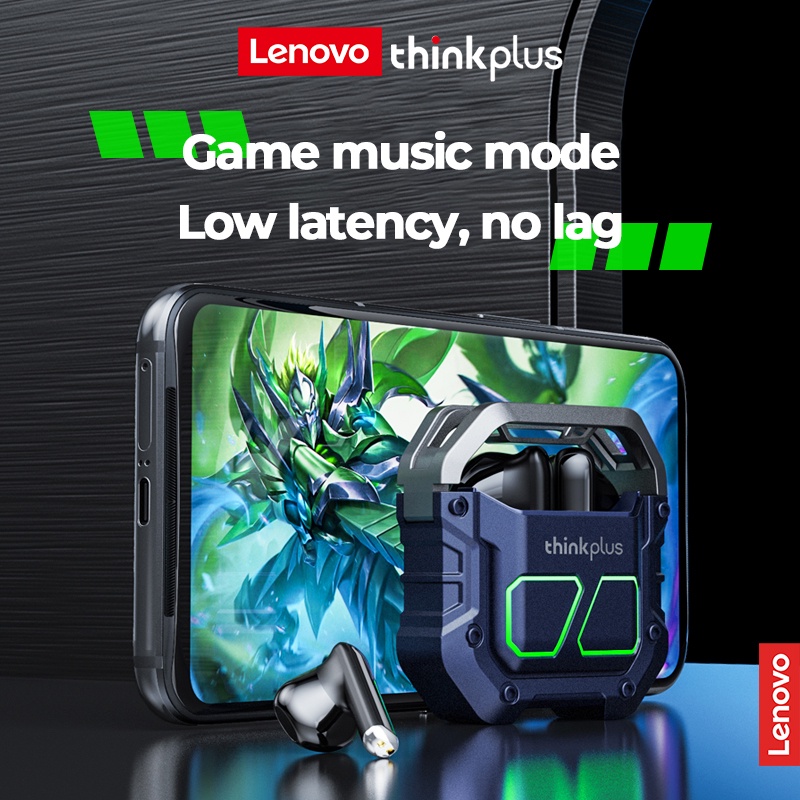 Lenovo XT81 Tai Nghe Chơi Gamer Không Dây Bluetooth 5.3 Kèm Mic Dành Cho