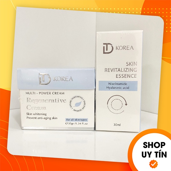 [Chính hãng] Combo Trang Nemo Kem Face Dưỡng Da Đa Tầng TD Korea + Serum Phục Hồi Da + Peel Da Vi Tảo