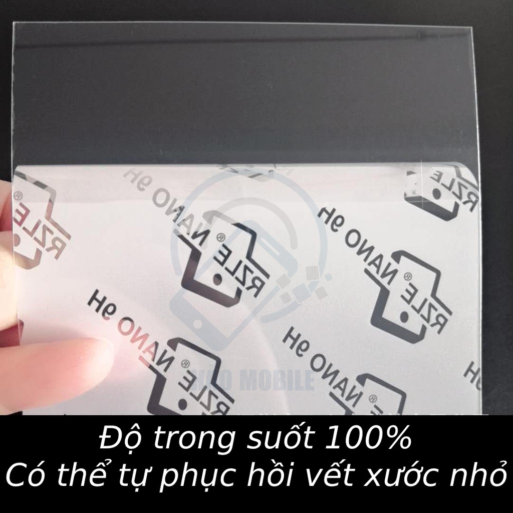 Dán cường lực  IPHONE dẻo - RZLE NANO 9H - đủ tất cả các mã iphone - Siêu dẻo, siêu bền dành cho Iphone