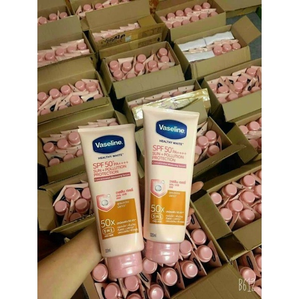 (320ml) Vaseline 50x Thái Lan, hàng chính hãng Thái