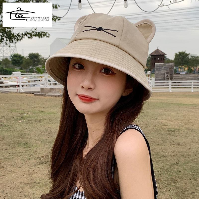 Mũ Tai Mèo Chống Nắng Thiết Kế Phong Cách Nhật Bản Dễ Thương Dành Cho Học Sinh