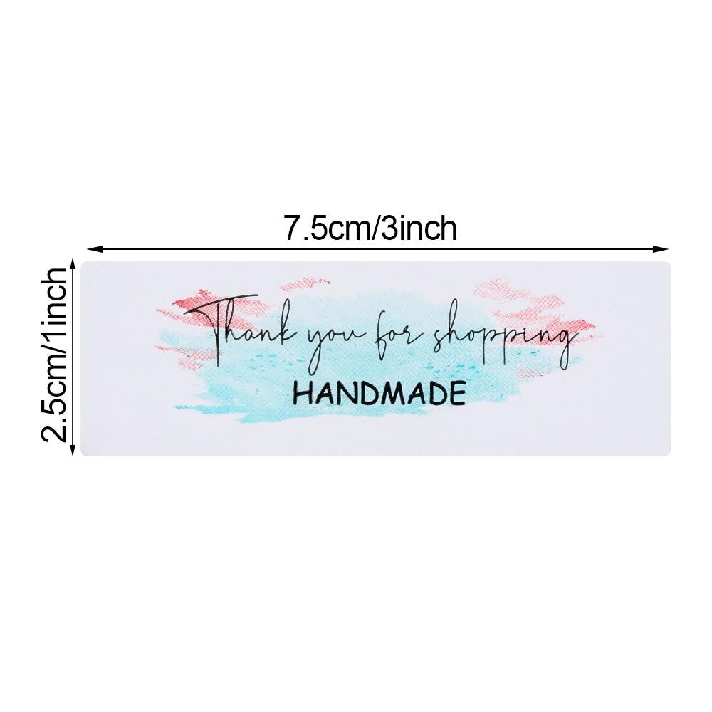 Cuộn 120 Miếng Dán 1x3inch Trang Trí Túi Quà Xinh Xắn