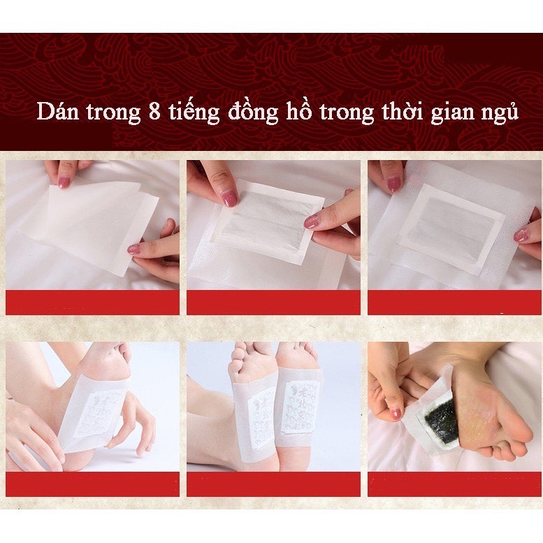 50 Miếng Dán Ngải Cứu Thải Độc Chân LBK