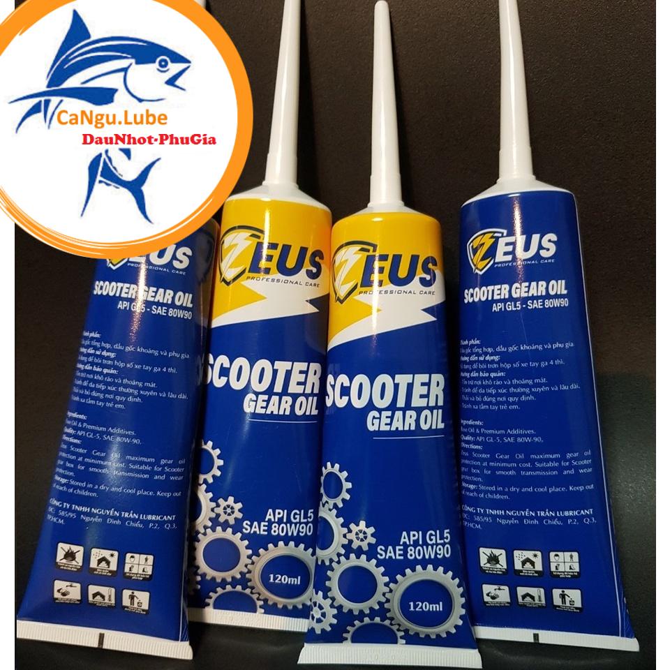 Nhớt Hộp Số Xe Ga Cao Cấp US Scooter Gear SAE 80W90, nhớt lap xe tay ga US 120ml ưu đãi-DauNhot-PhuGia-
