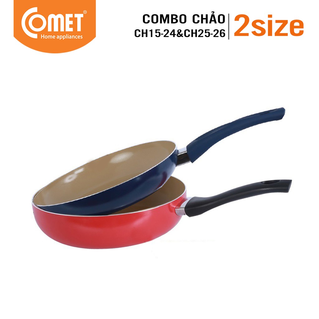 Combo chảo đáy từ COMET CH15-24&CH25-26