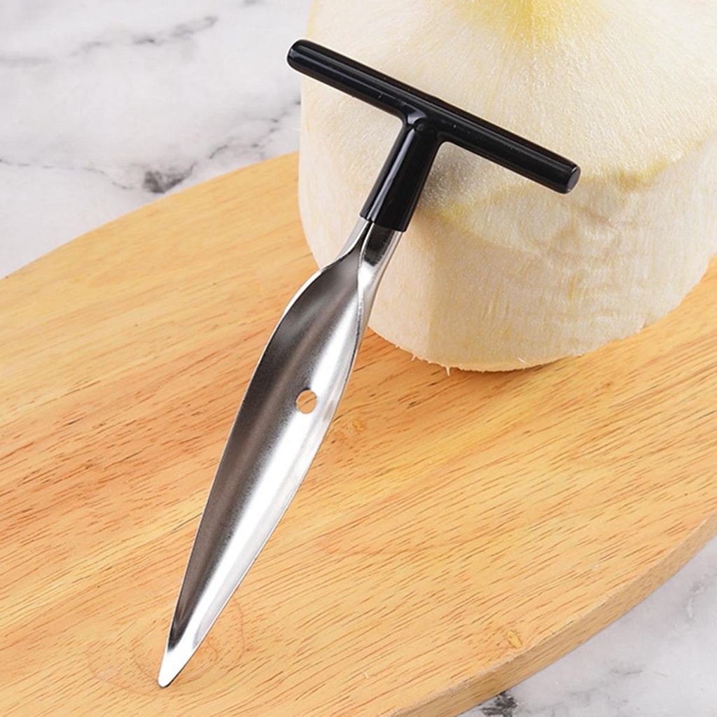 Dụng Cụ Khui Dừa Bằng Thép Không Gỉ Dễ Sử Dụng