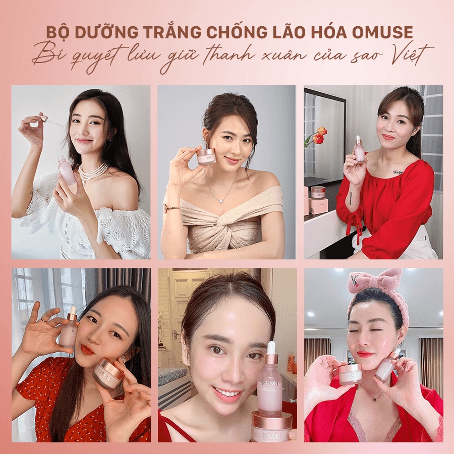 Bộ đôi chống lão hóa chuyên sâu Cream 50ml &amp; Serum O’Muse Secret Timeless Rejuvenating 30ml