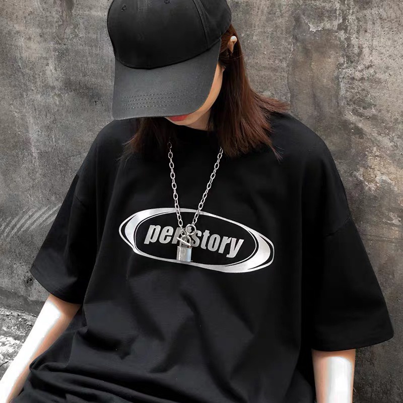 Áo thun tay lỡ form rộng unisex HM1986 3173