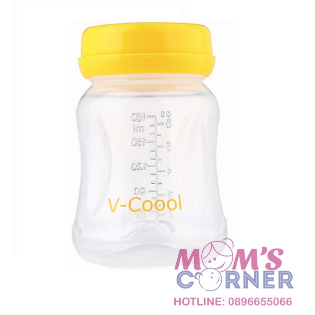 Bộ 3 bình trữ sữa dung tích 180ml - BPA FREE